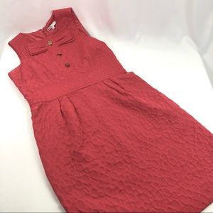 Sandra Darren Sheath Dress W Bow Size 10